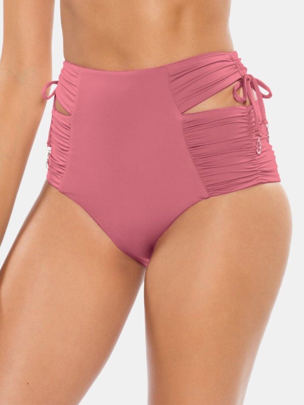 Soluna Womens Under The Sun Cutout High waist Bikini Bottoms